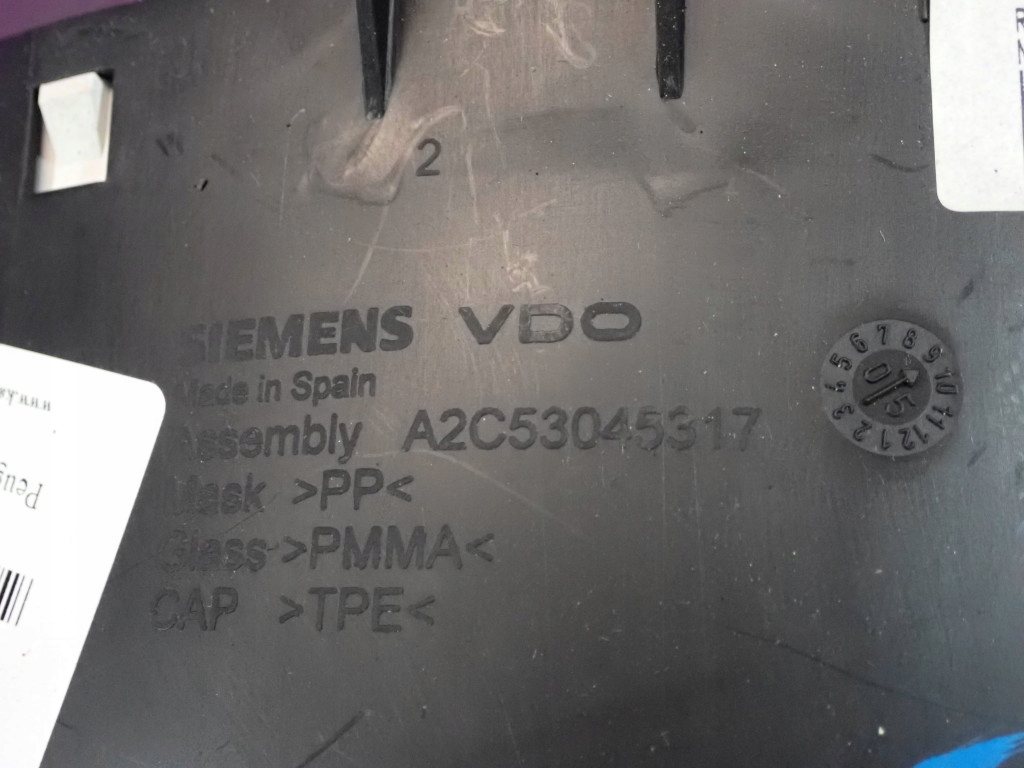 фото №5, Peugeot 1007 05-09 1.4 88km счетчик приборы 9658241580 222550km