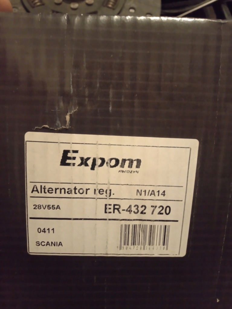 Купить Генератор scania 113 24v 55a expom