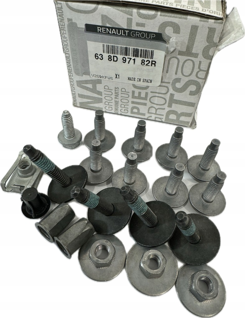 фото №1, Набір кліпси крила перед renault express xjk оригінал