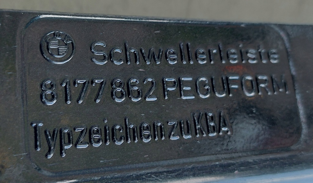 фото №7, Bmw 3 e36 m молдинг порог порог правый