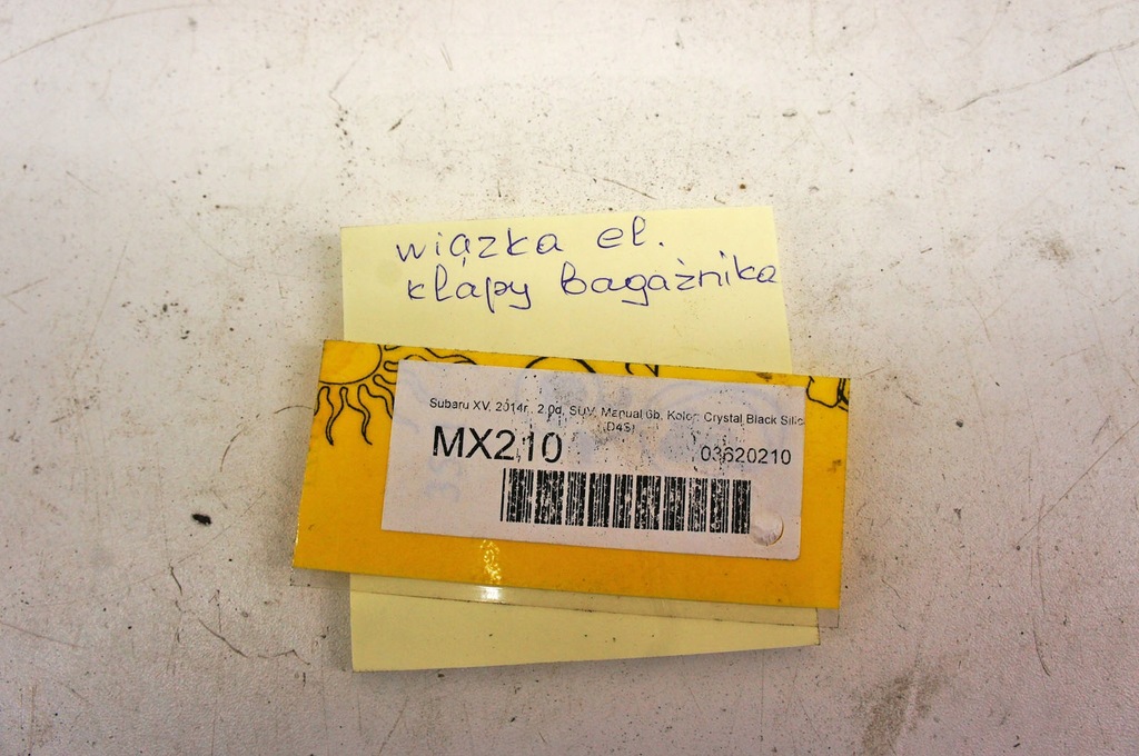 фото №11, Mx210 subaru xv i жгут крышки багажника