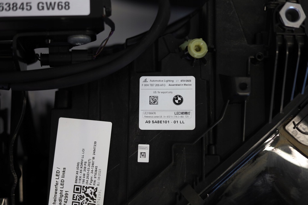 фото №7, Перед bmw x6 g06 lci lift m-pakiet капот крила лампа pas бампер 416