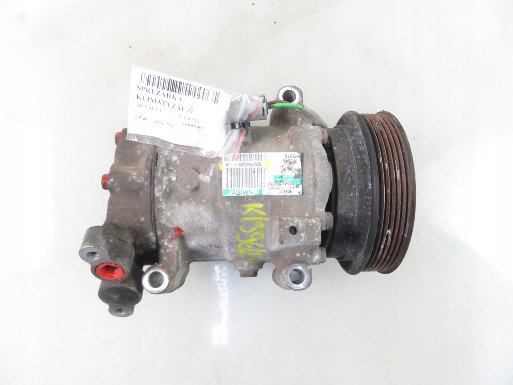 фото №8, Компресор кондиціонера renault clio iii 1.5 dci 8200953359a