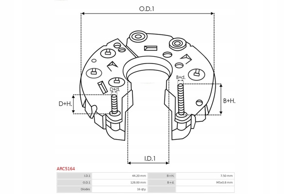 фото №3, Выпрямитель, генератор as-pl arc5164