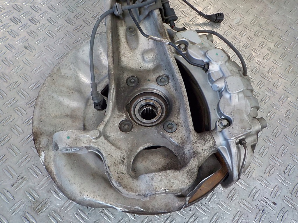 фото №8, Porsche cayenne 14-17 ступиця поворотний кулак перед ліва