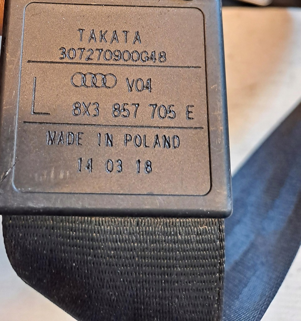 фото №7, Pas безпеки лівий перед 3d audi a1 8x 8x3857705e