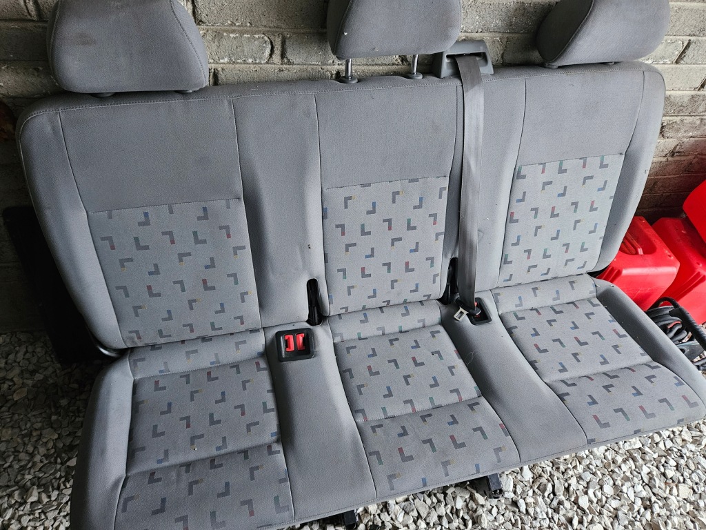 фото №5, Сидіння заднє сидіння 3 ряд тримісне сидіння лавка vw t5 caravella