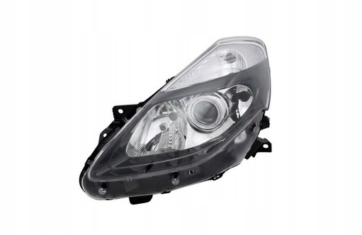 фото №1, Фара лампа левый renault clio iii 09- valeo