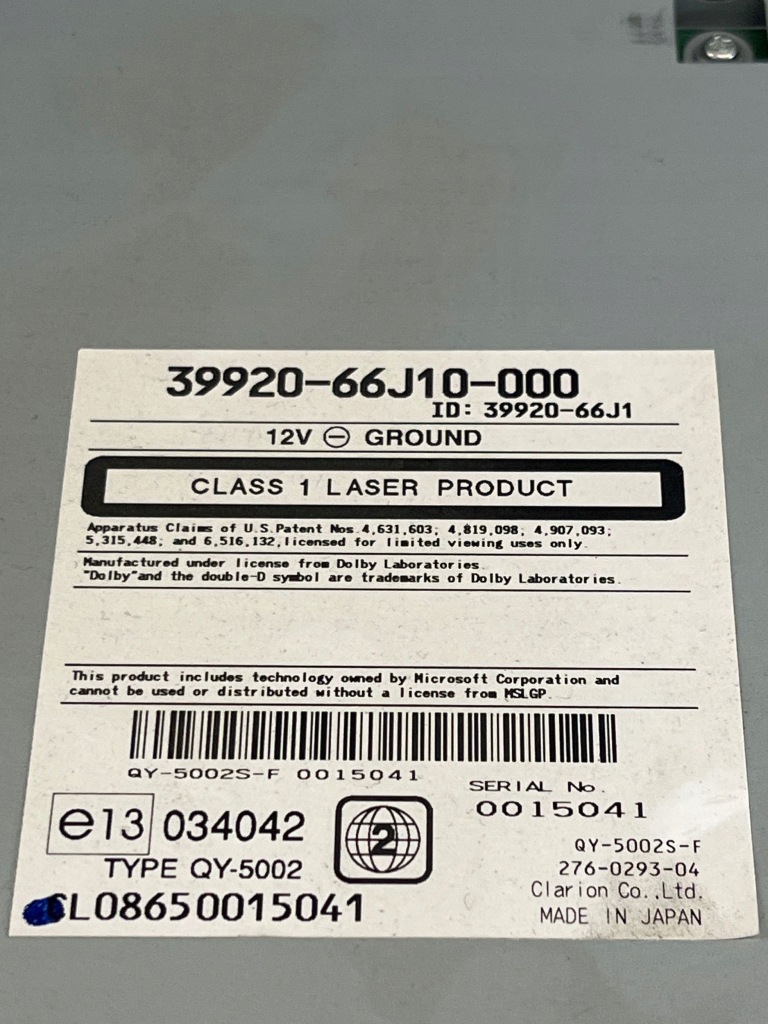 фото №2, Suzuki grand vitara ii 2009 панель / радіопрогравач cd/dvd/gps