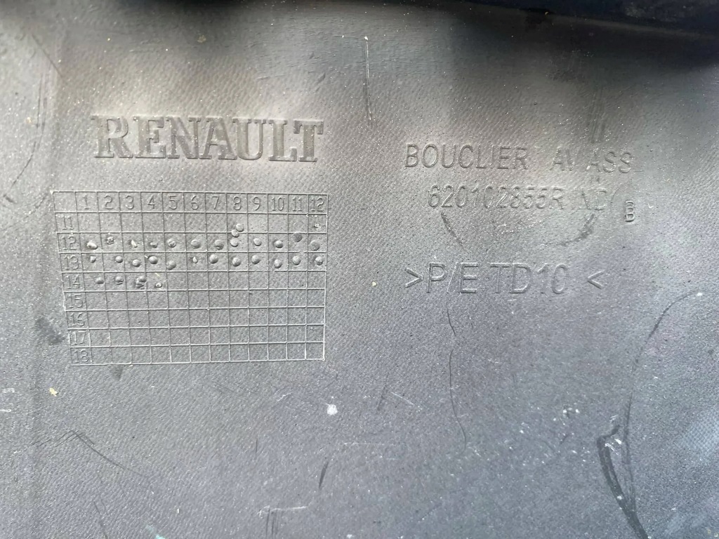 фото №9, Renault zoe 12-19r zderzakprzód передній 620102855r
