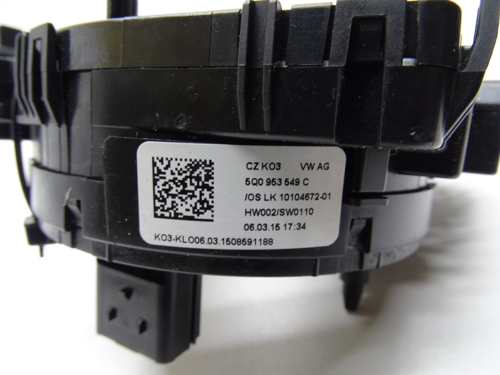 фото №8, Лента шлейф подушка безопасности руля audi a3 8v octavia iii 5q0953549c