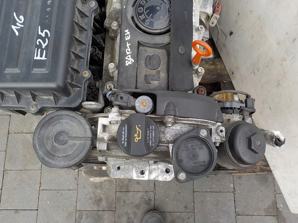 фото №9, Seat ibiza 6j 10r fabia ii 1.6 16v 105km двигатель bts kompletny автоматическая коробка передач