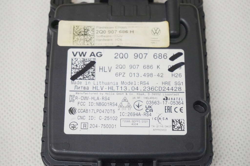 фото №4, Ассистент поперечина радар датчик vw id7 id.7 2q0907686 2q0907686k