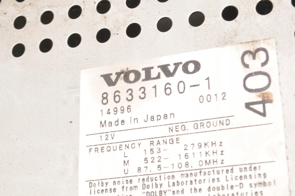 фото №3, Volvo s60 i v70 ii радио 8633160