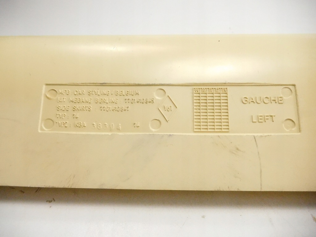 фото №8, Порог дверь renault megane i 7701410845