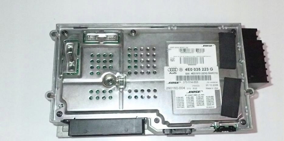 фото №7, Усилитель bose audi s8 a8 d3 4e0035223g