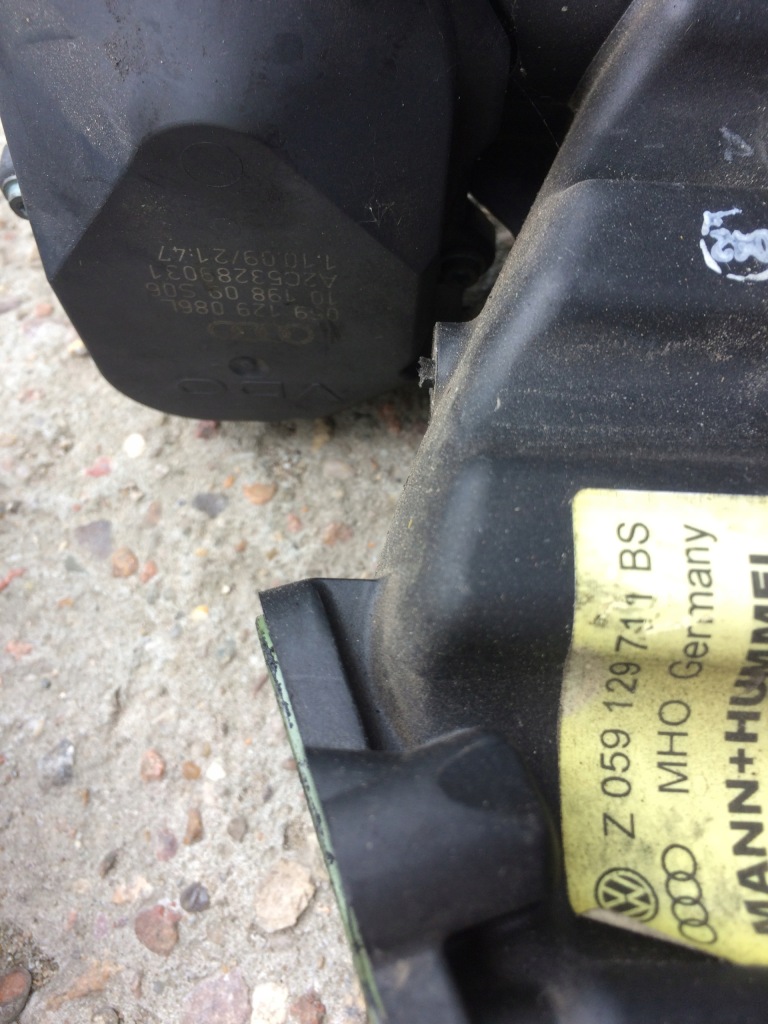 фото №2, 059129711bs колектор всмоктуючий + регулятор