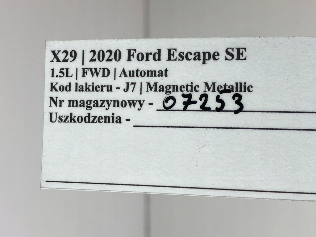 фото №11, Молдинг кровельная ford escape 2020+ kuga mk3 usa