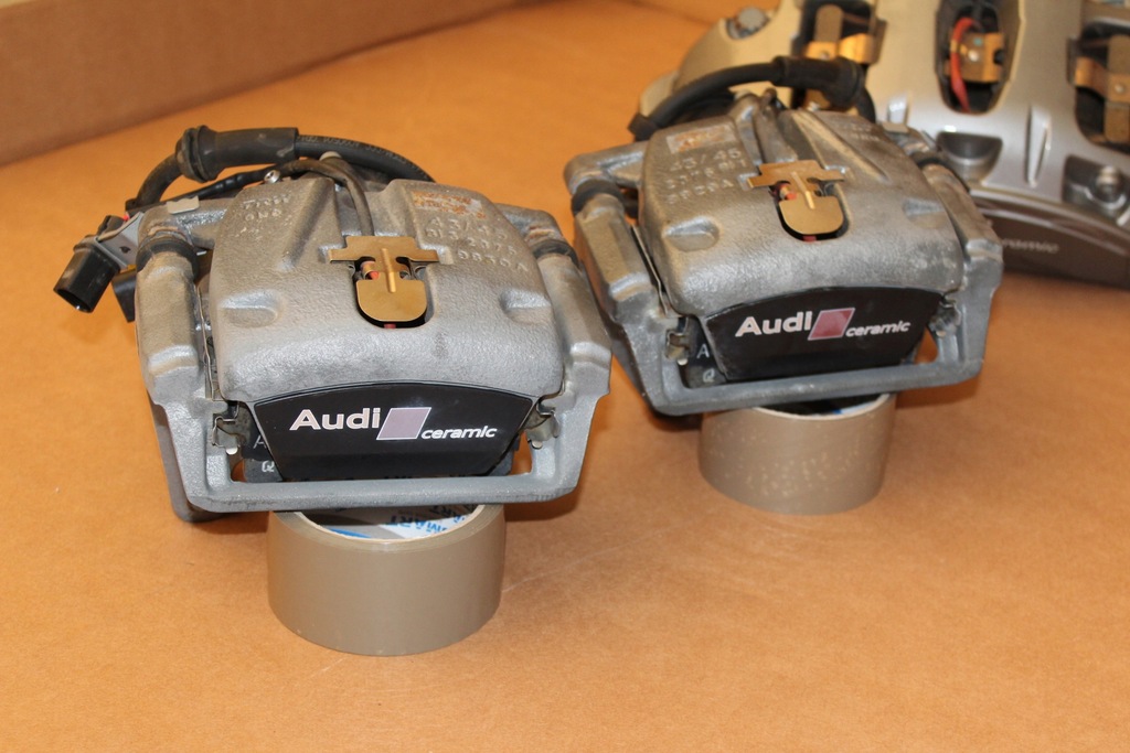 фото №11, Суппорты тормозные диски тормозные колодки комплект ceramika audi a7 rs6 rs7 4g c7 lift