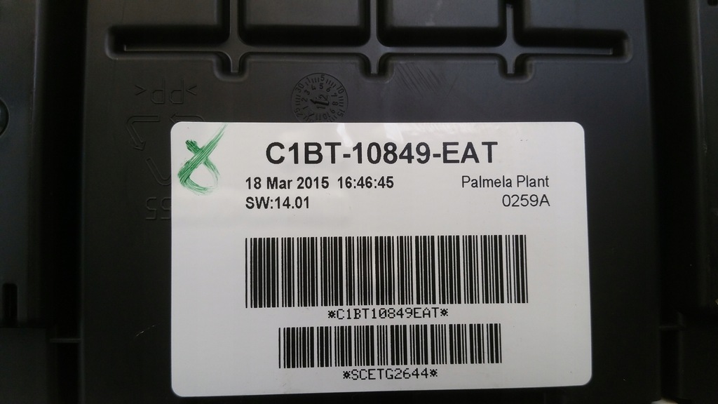 фото №4, Счетчик c1bt10849eat ford fiesta mk7