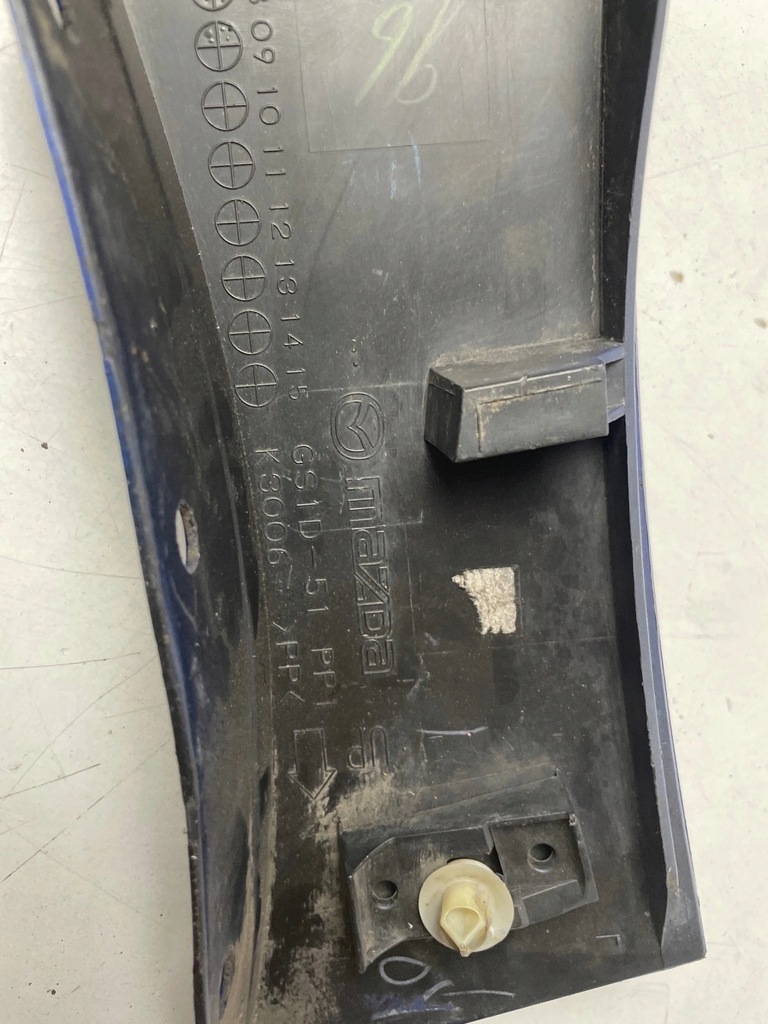 фото №8, Молдинг накладка крила ліва mazda 6 ii gh