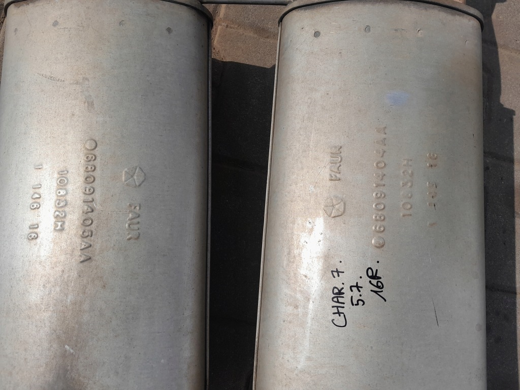 Dodge charger vii ld рестайлинг  2015- 5.7 hemi 2wd гаситель конечный средний komple Киев