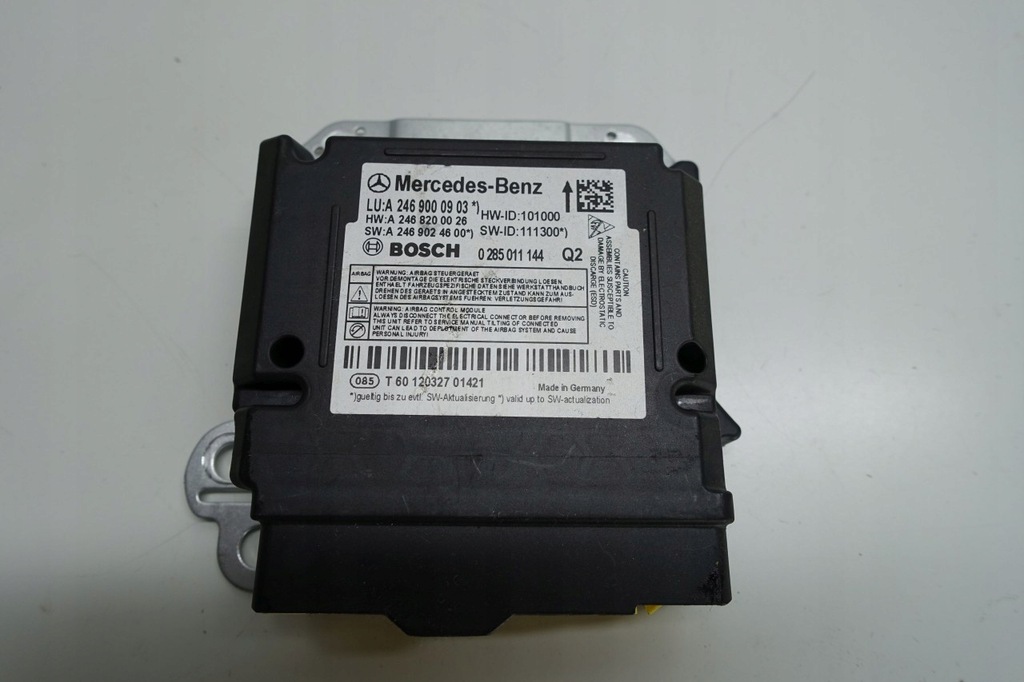 фото №1, Mercedes w246 модуль подушек датчик подушка безопасности