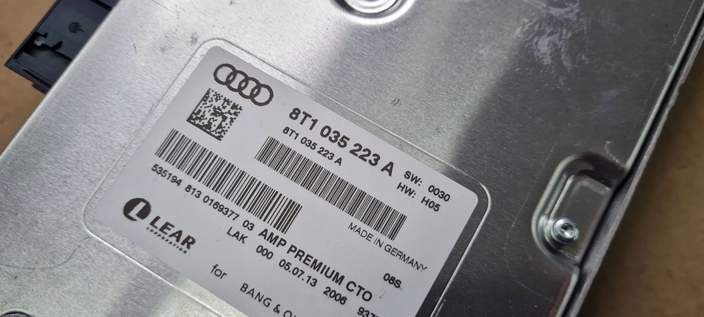 фото №5, Sq5 8r q5 усилитель bang olufsen 8t1035223a a4 b8