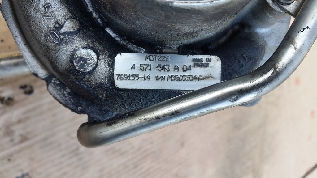 фото №9, Турбонагнетателя bmw 4.4 v8 n63 mgt22s 769155-14