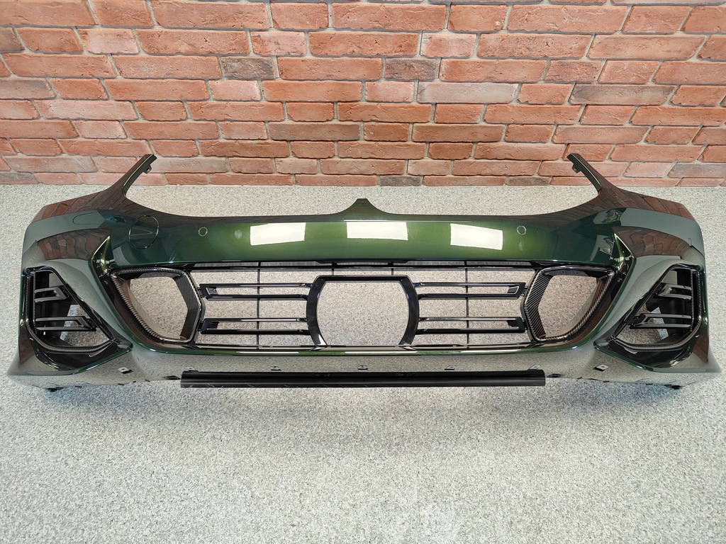 фото №11, Бампер перед передній bmw 8 g14 g15 g16 карбон m набір c4e sanremo green