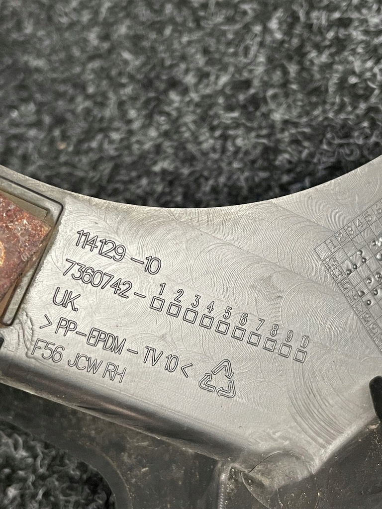 фото №7, Mini cooper f55 f56 f57 кронштейн протитуманної фари праве перед передні 7360742