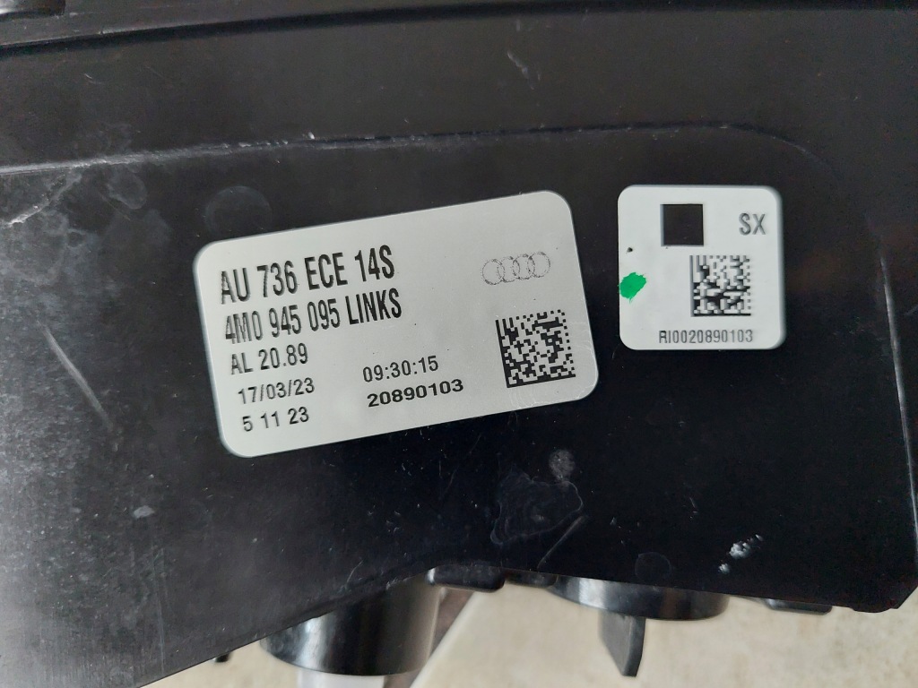 Лампа - лівий задній - нижня w бампері - audi q7 ii - 4m0 Зі Шроту