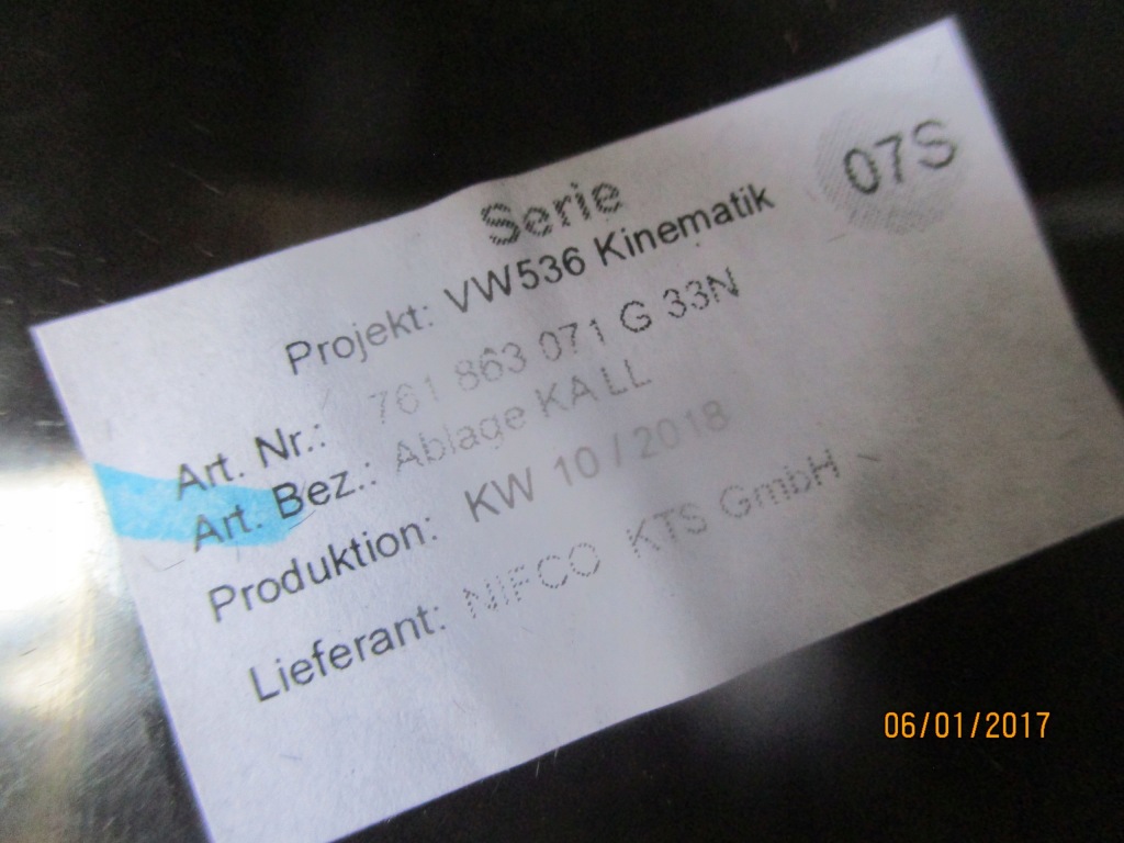 фото №7, Тунель середній підлокітник vw touareg iii шкіра