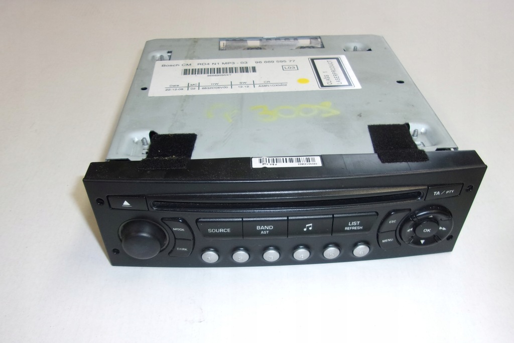 фото №1, Peugeot citroen радио 9666959577