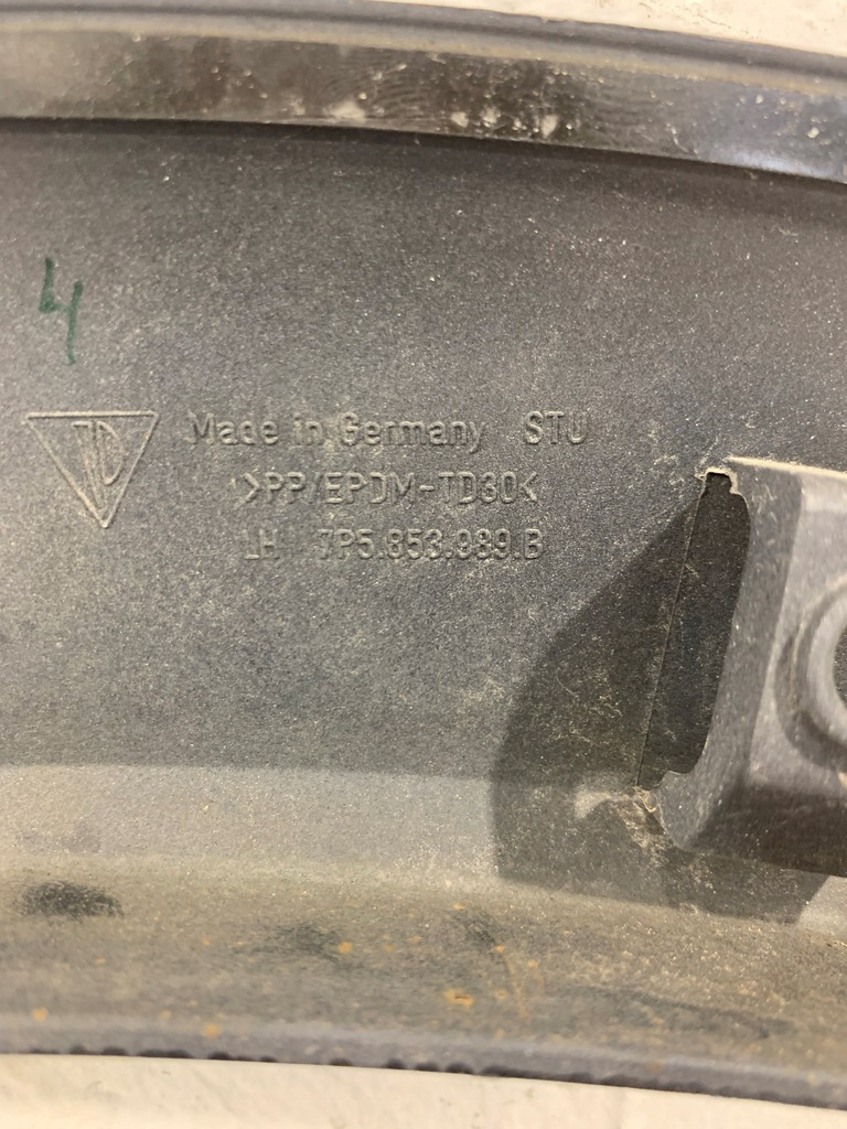 фото №5, Porsche cayenne 10-14 молдинг бампера ліва задня