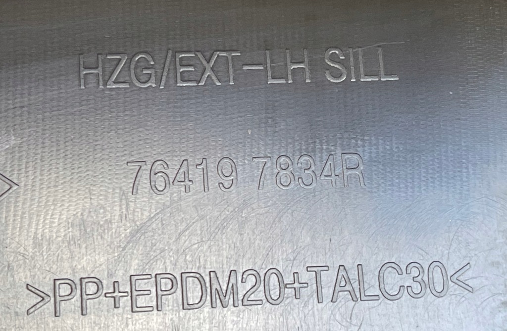 фото №14, Lpa298 renault koleos ii молдинг порог левая 764197834r