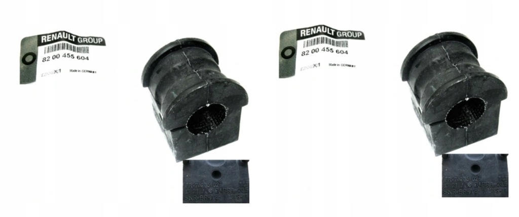 фото №1, 2x oryg kpl. renault гумовий елемент стабілізатора trafic ii vivaro laguna ii