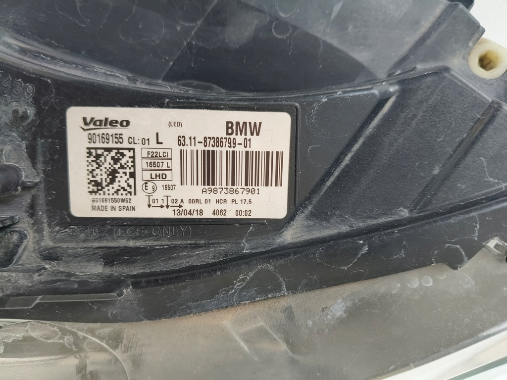 фото №9, Лампа ліва фара bmw 2 f22 f23 coupe cabrio lift full led