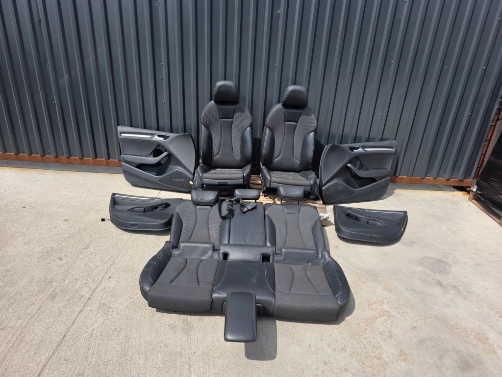 фото №1, Сидіння сидіння комплект audi a3 8v sportback 5-двері шкіра+ матеріал s line !!!