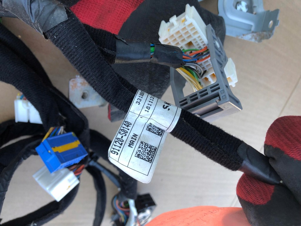 фото №8, Hyundai i30n i30 iii n 17- джгут електропроводка pod панель 91750-s0010