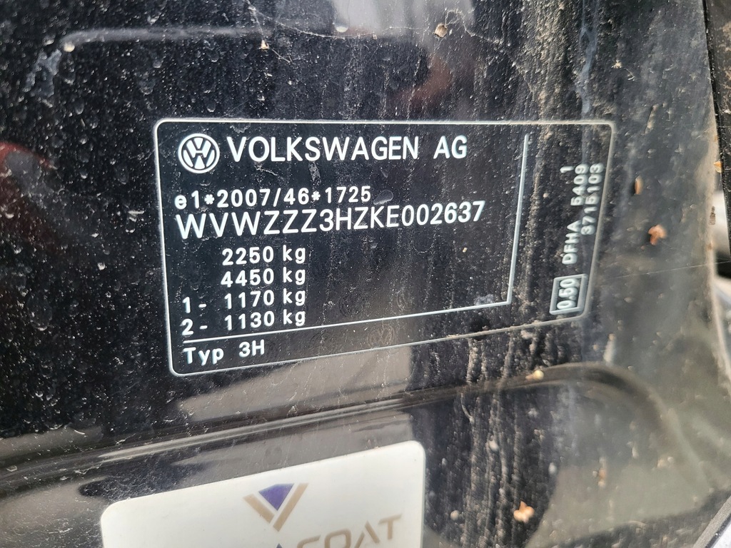 фото №5, Vw arteon 18r 2.0 tdi dfha инжектор форсунки 04l130271ae форсунка