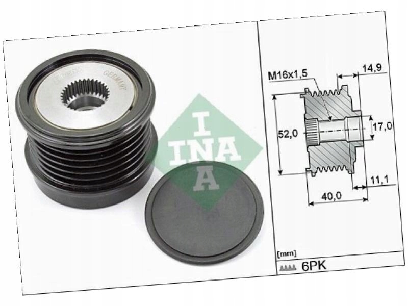 фото №2, Сцепление генератора mercedes klasa glk 2.0