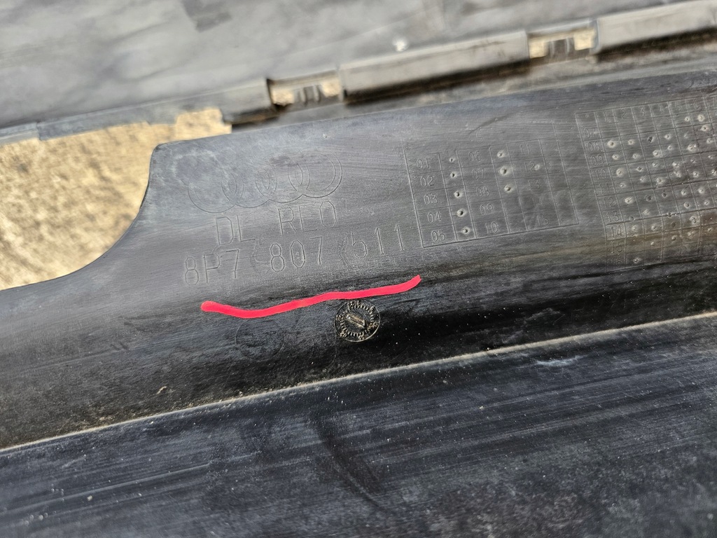 фото №16, Audi a3 8p cabrio бампер задний задняя pod pdc 8p7807511