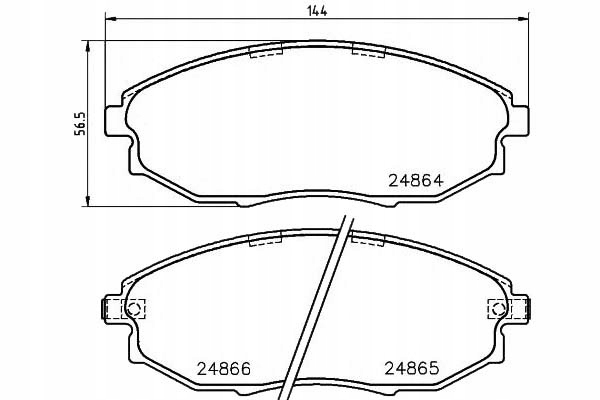 фото №1, Textar тормозные колодки тормозные chevrolet перед epica 06-