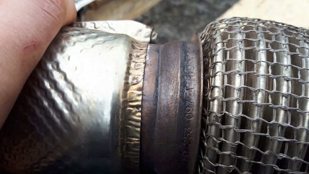 фото №10, S4 b9 a4 8w труба гаситель выпускной сетка 3.0 tfsi