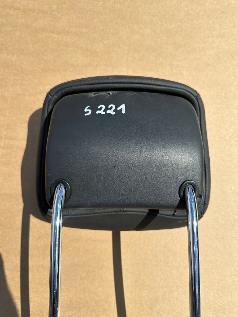 фото №7, Підголівник піротехнічний, передній, перед mercedes s klasa w221, czarna шкіра