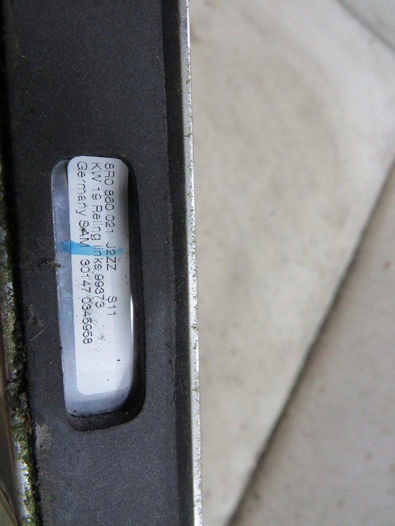 фото №5, Рейлинги кровельные audi q5 8r 8r0860021