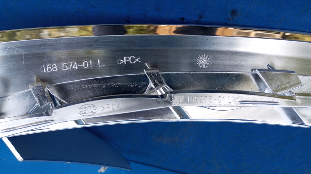 фото №8, 168674-01l audi a6 c6 iii левый отражатель стекло фары молдинг лампы перед