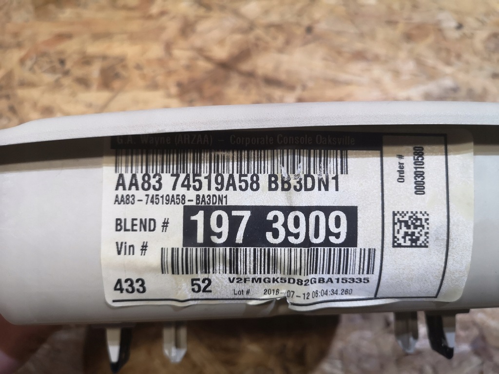 фото №5, Лампа потолочный салона ford flex explorer 2011-