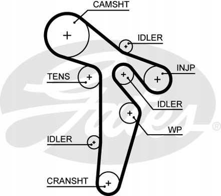 Gates k015648xs набор ремень распределительного вала Киев